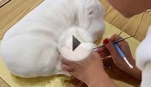 Kricky Cakes Decoration: Realistic Shar-pei dog cake